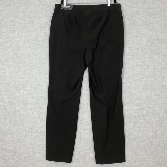 Lane Bryant Pants NEW Womens 18T Black Classic Trousers Tailored Stretch Pockets - Picture 3 of 14